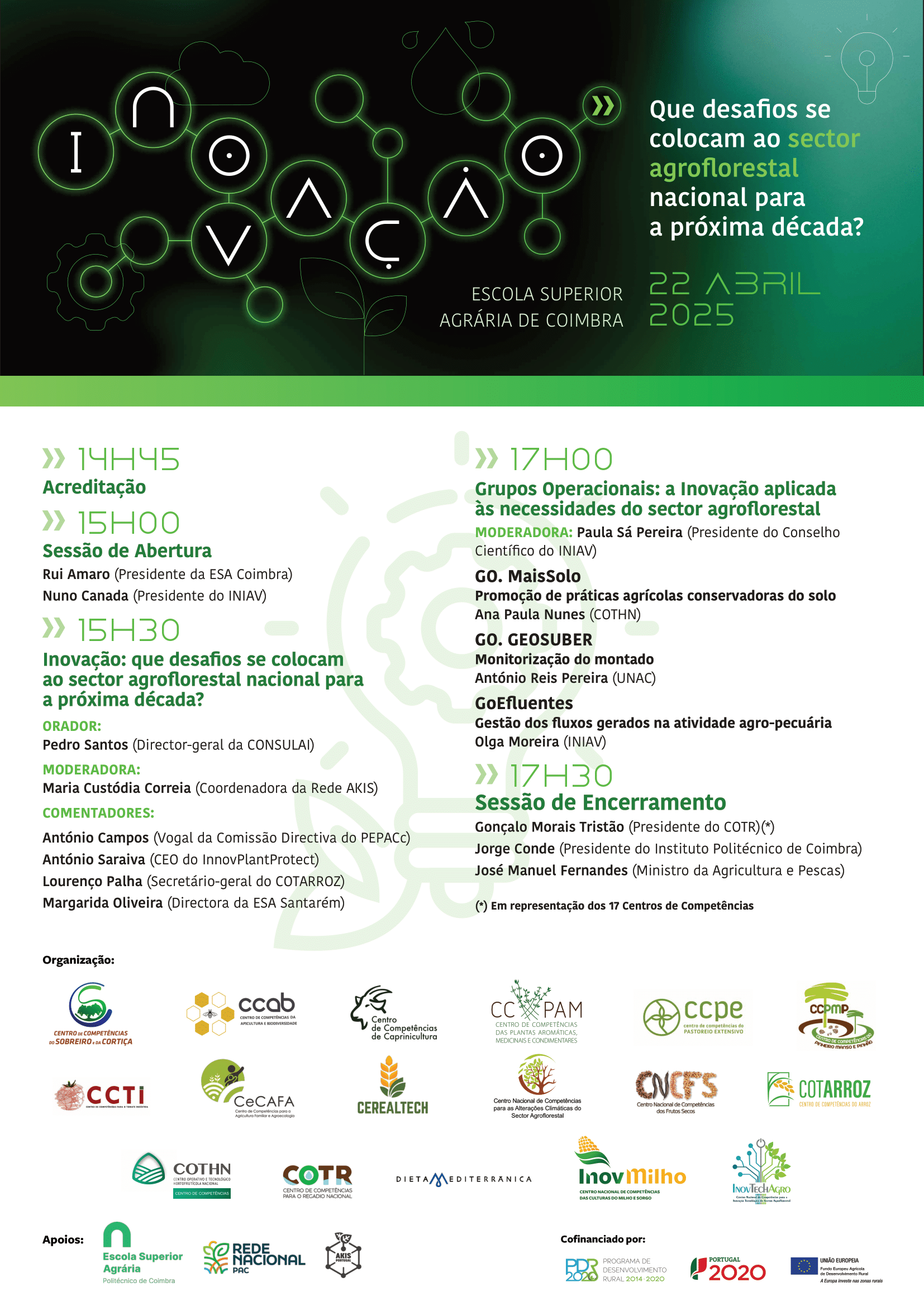 Programa Provisório Que desafios se colocam ao sector agroflorestal nacional para a próxima década 22 04 2025 1
